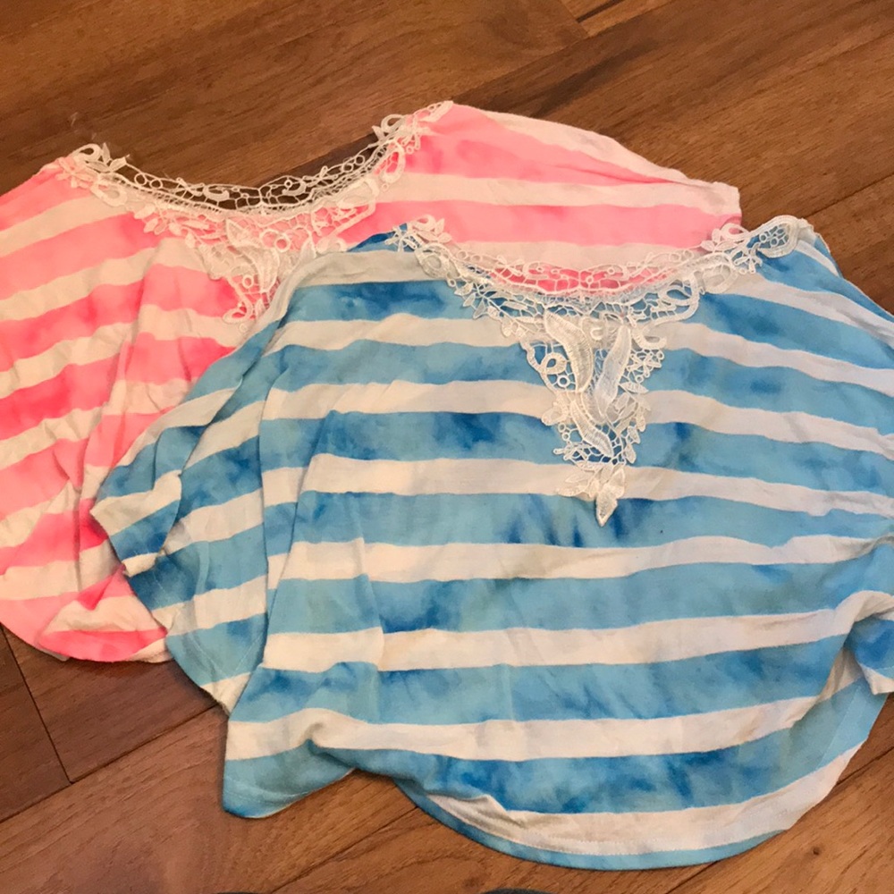 Blue and pink shirt! Now on sale